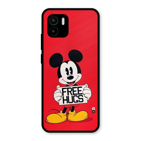 Free Hugs Metal Back Case for Redmi A1