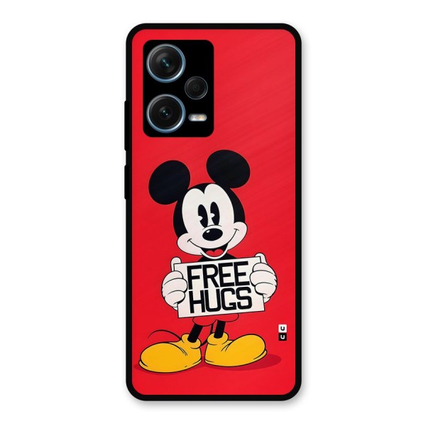 Free Hugs Metal Back Case for Redmi Note 12 Pro Plus 5G