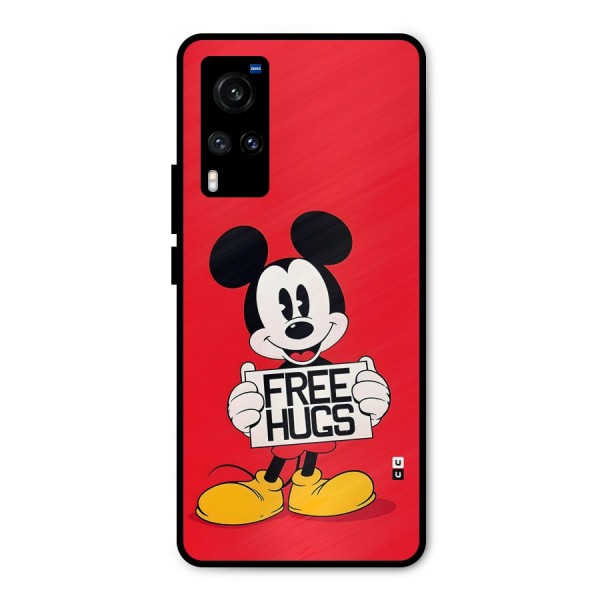 Free Hugs Metal Back Case for Vivo X60