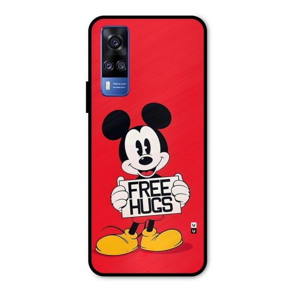 Free Hugs Metal Back Case for Vivo Y31