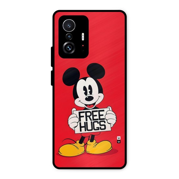 Free Hugs Metal Back Case for Xiaomi 11T Pro
