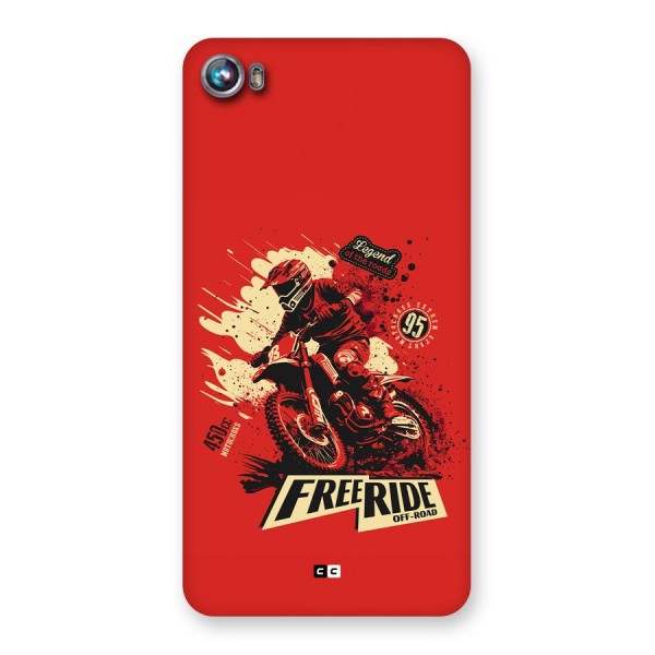 Free Ride Back Case for Canvas Fire 4 (A107)