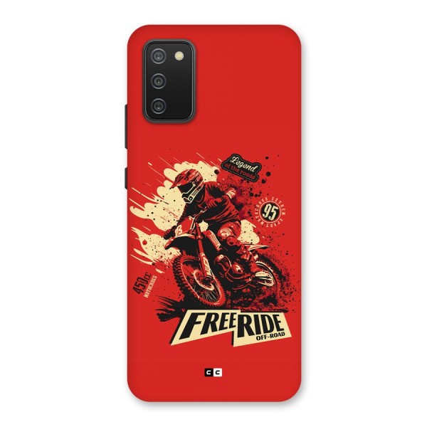 Free Ride Back Case for Galaxy F02s