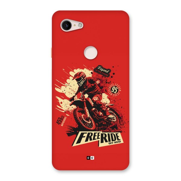 Free Ride Back Case for Google Pixel 3 XL