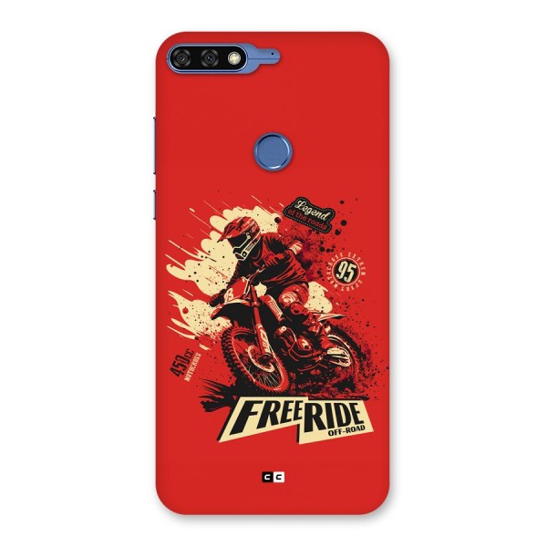 Free Ride Back Case for Honor 7C