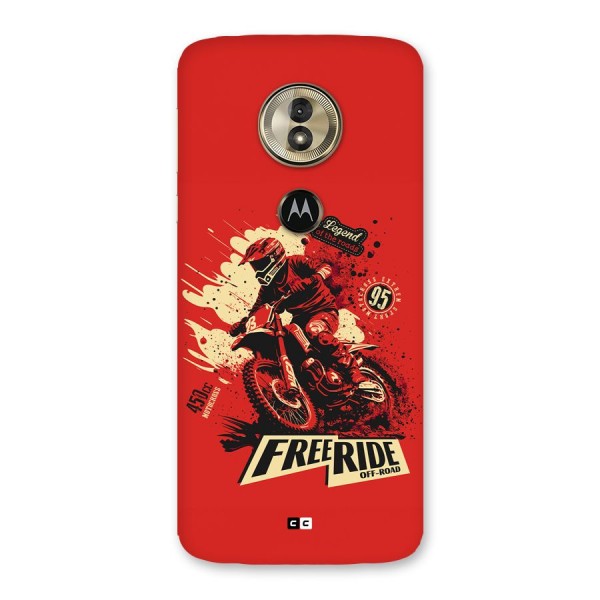 Free Ride Back Case for Moto G6 Play