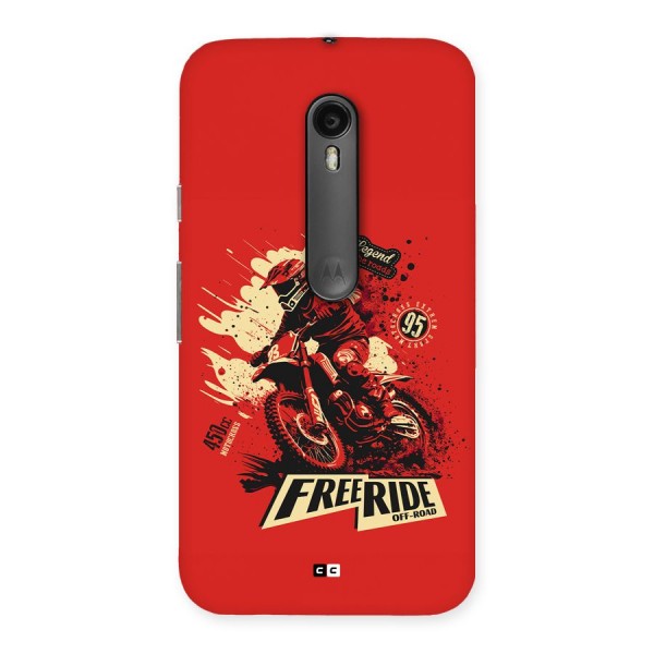 Free Ride Back Case for Moto G Turbo