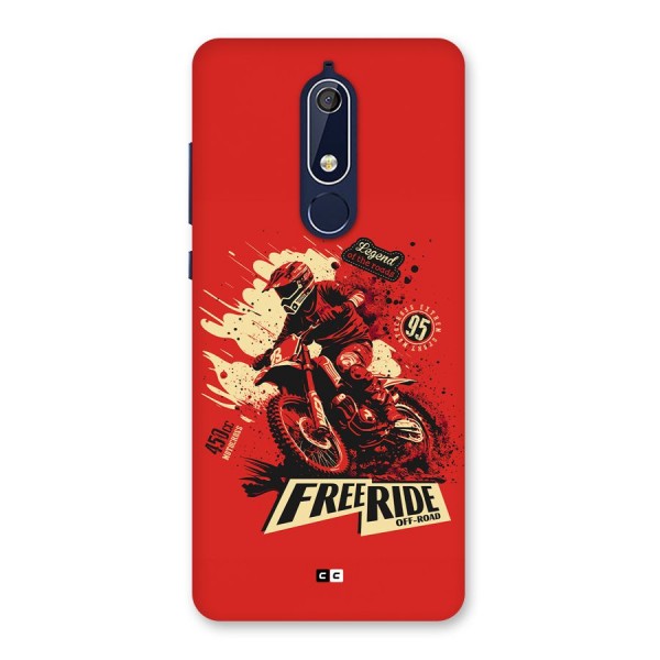 Free Ride Back Case for Nokia 5.1