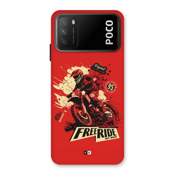 Free Ride Back Case for Poco M3