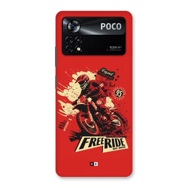 Free Ride Back Case for Poco X4 Pro 5G