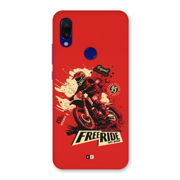 Free Ride Back Case for Redmi Y3