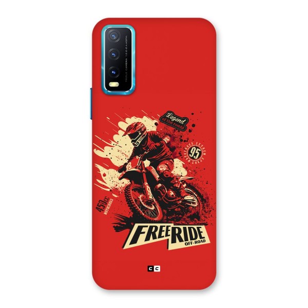 Free Ride Back Case for Vivo Y12s