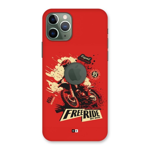 Free Ride Back Case for iPhone 11 Pro Logo Cut