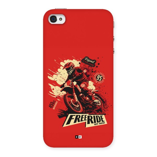 Free Ride Back Case for iPhone 4 4s