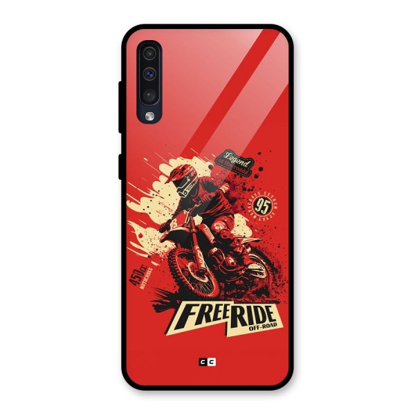 Free Ride Glass Back Case for Galaxy A50