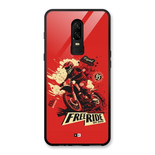 Free Ride Glass Back Case for OnePlus 6