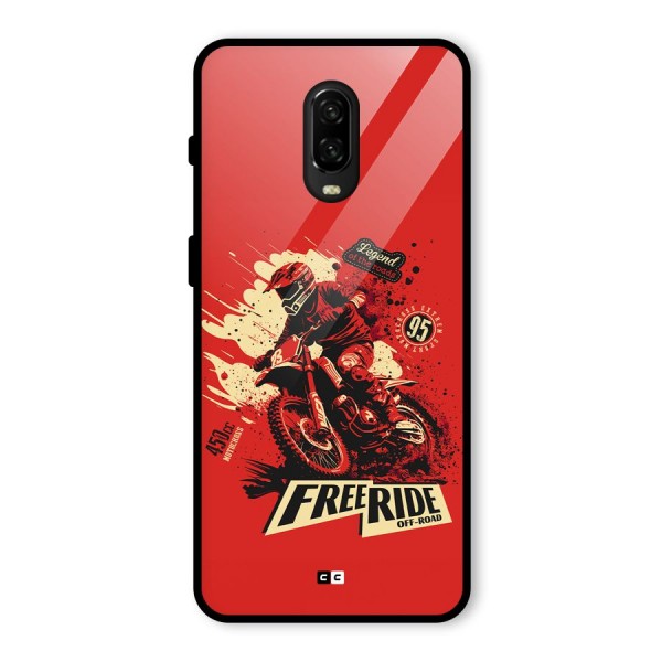 Free Ride Glass Back Case for OnePlus 6T