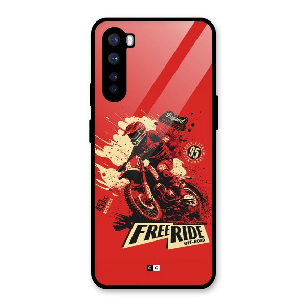 Free Ride Glass Back Case for OnePlus Nord