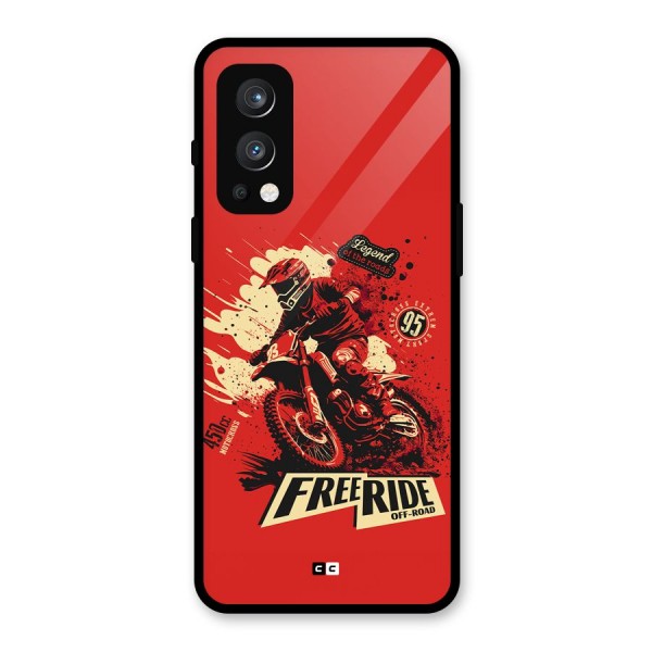 Free Ride Glass Back Case for OnePlus Nord 2 5G
