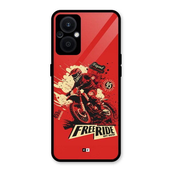 Free Ride Glass Back Case for Oppo F21s Pro 5G