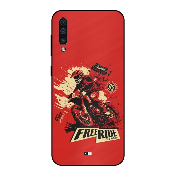 Free Ride Metal Back Case for Galaxy A30s