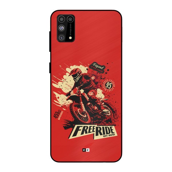 Free Ride Metal Back Case for Galaxy F41