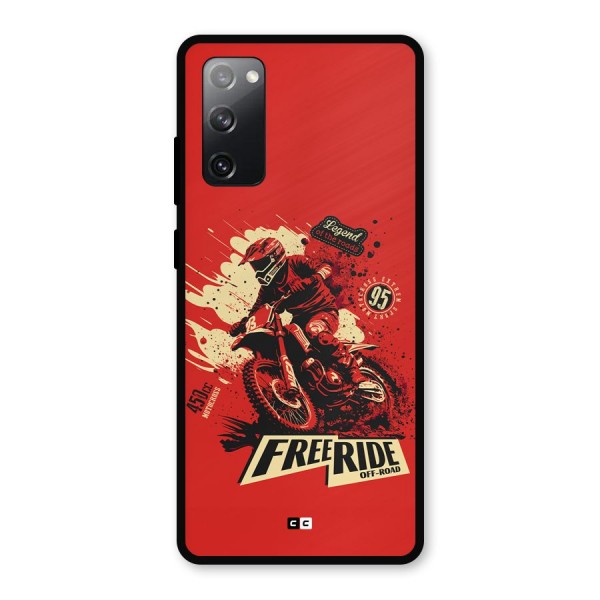 Free Ride Metal Back Case for Galaxy S20 FE 5G