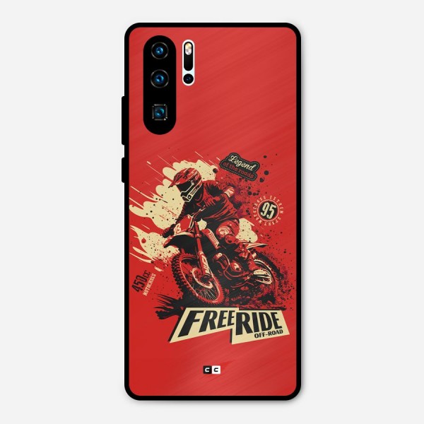 Free Ride Metal Back Case for Huawei P30 Pro