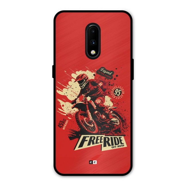 Free Ride Metal Back Case for OnePlus 7