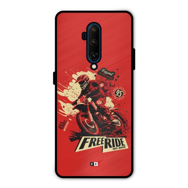 Free Ride Metal Back Case for OnePlus 7T Pro