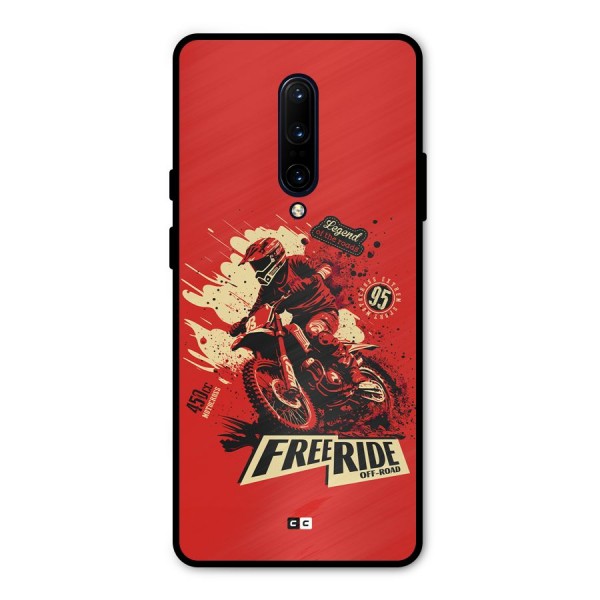 Free Ride Metal Back Case for OnePlus 7 Pro