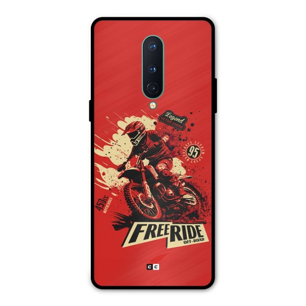 Free Ride Metal Back Case for OnePlus 8
