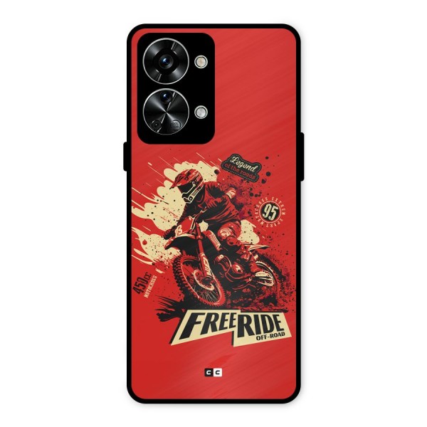 Free Ride Metal Back Case for OnePlus Nord 2T