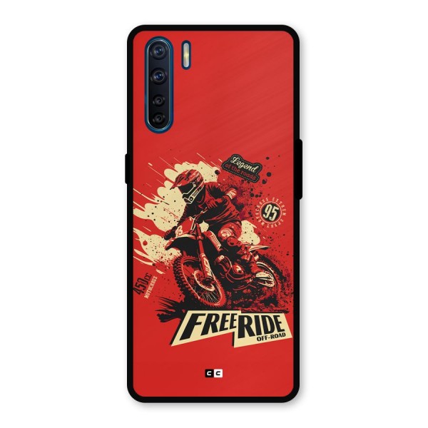 Free Ride Metal Back Case for Oppo F15