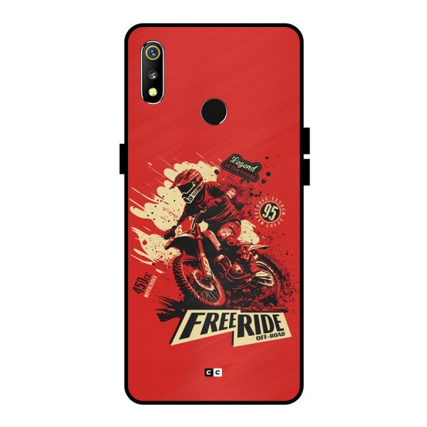 Free Ride Metal Back Case for Realme 3
