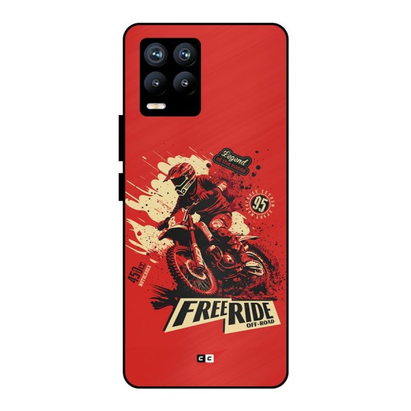 Free Ride Metal Back Case for Realme 8 Pro