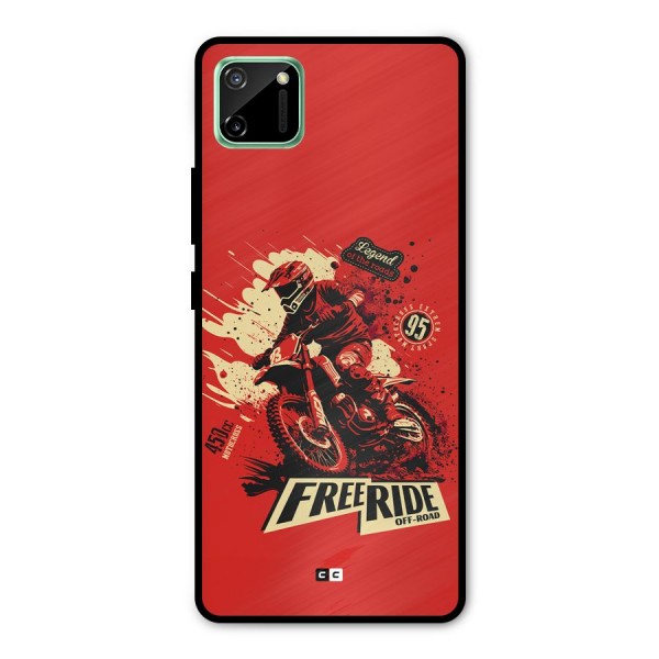 Free Ride Metal Back Case for Realme C11