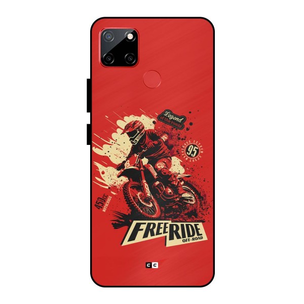 Free Ride Metal Back Case for Realme C12