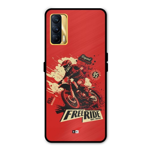 Free Ride Metal Back Case for Realme X7