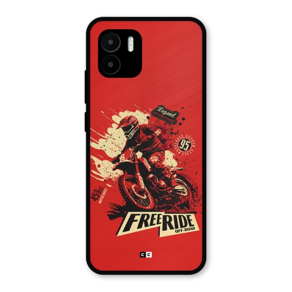 Free Ride Metal Back Case for Redmi A1