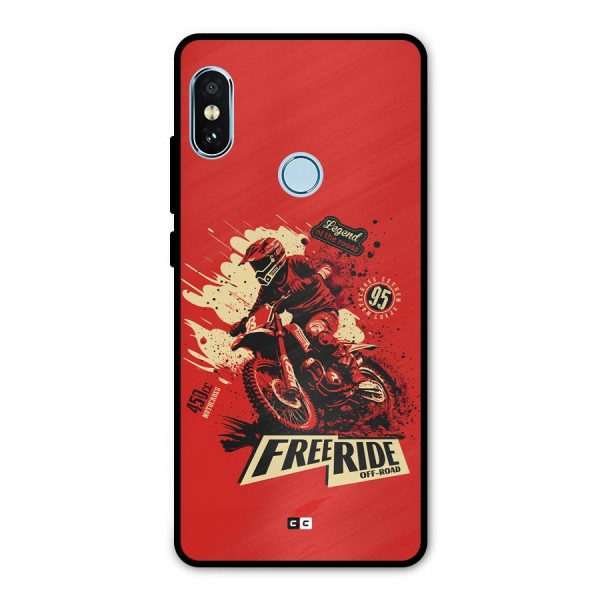 Free Ride Metal Back Case for Redmi Note 5 Pro