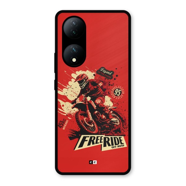 Free Ride Metal Back Case for Vivo T2