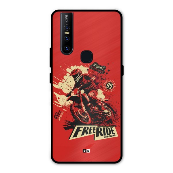 Free Ride Metal Back Case for Vivo V15