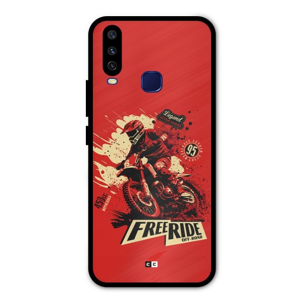 Free Ride Metal Back Case for Vivo V17