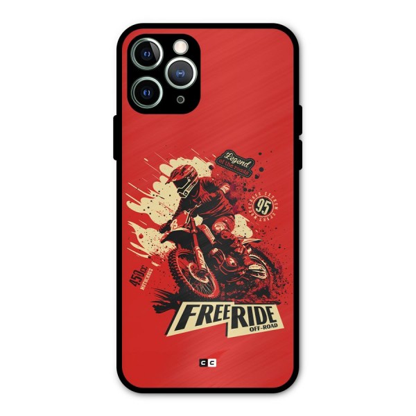 Free Ride Metal Back Case for iPhone 11 Pro Max