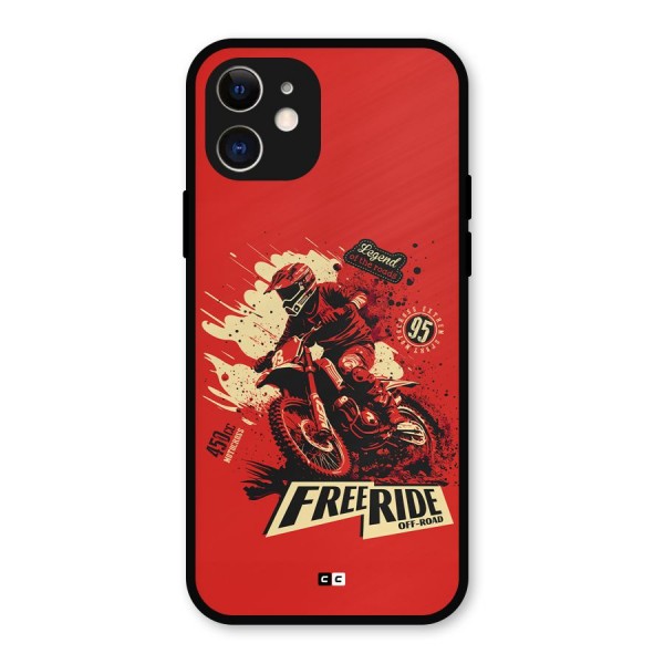 Free Ride Metal Back Case for iPhone 12
