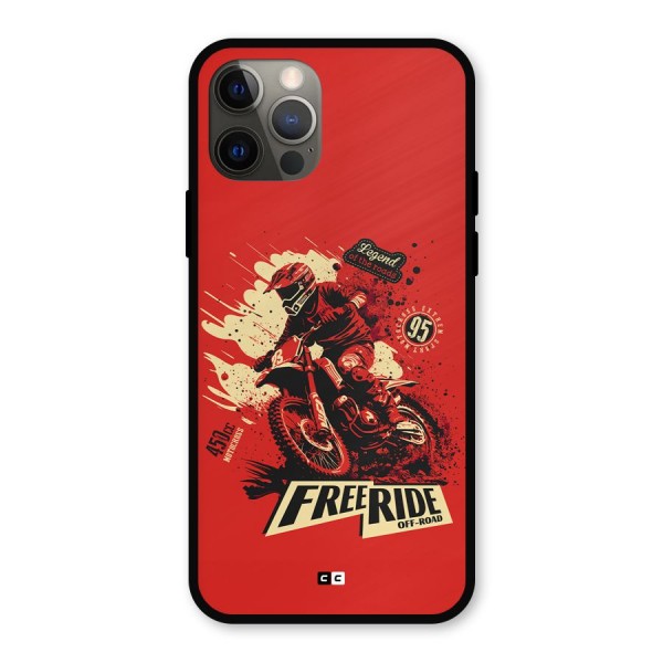 Free Ride Metal Back Case for iPhone 12 Pro