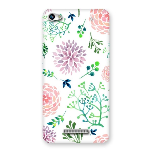 Fresh Floral Back Case for Micromax Hue 2