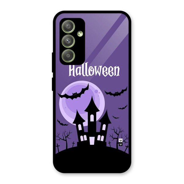 Fun Halloween Glass Back Case for Galaxy A54