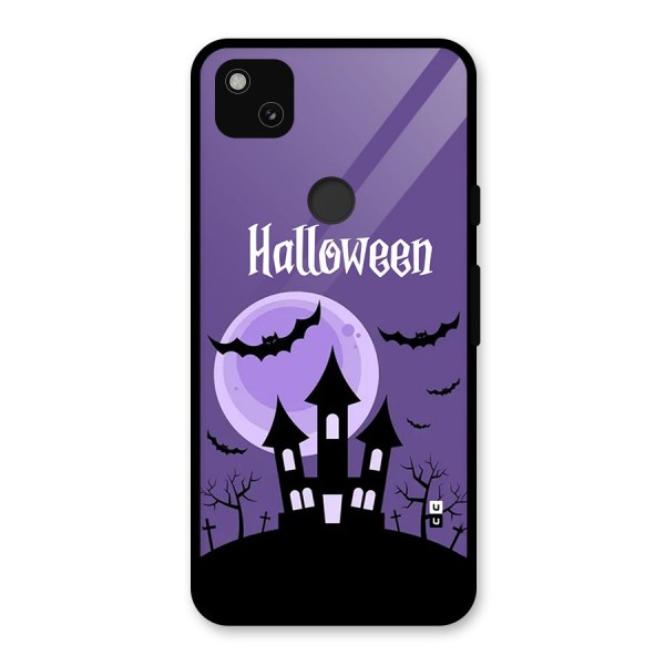 Fun Halloween Glass Back Case for Google Pixel 4a